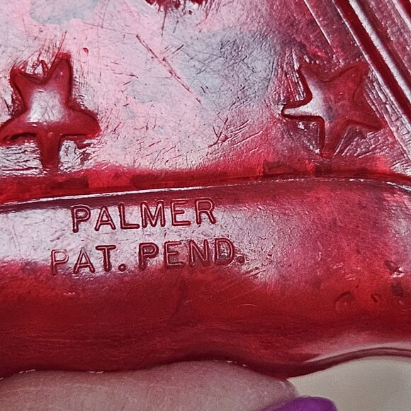 Vintage Park Plastics Toy Squirt Ray Water Gun Red Clear Plastic - Picture 8 of 11